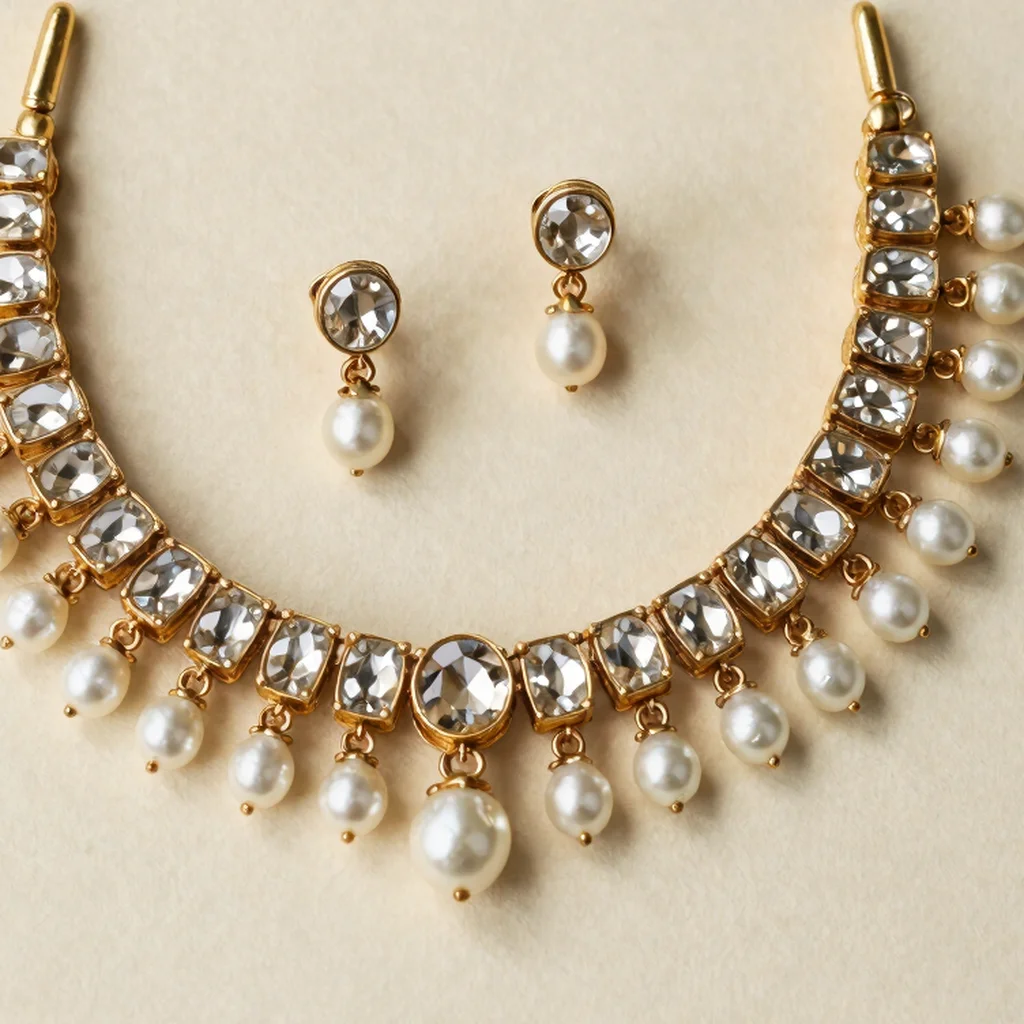 Meher Kundan Necklace Set