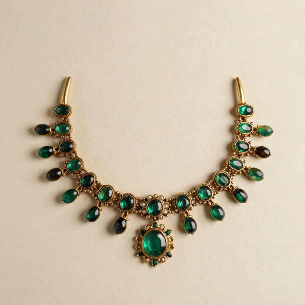 Rani Polki Collar Set