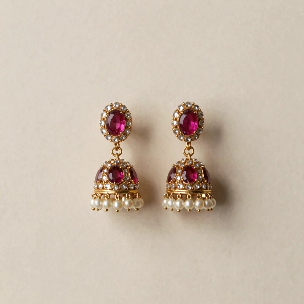 Ishani Kundan Jhumkas
